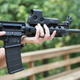 Stock image of an AR-15 modular rifle. Photo: AP